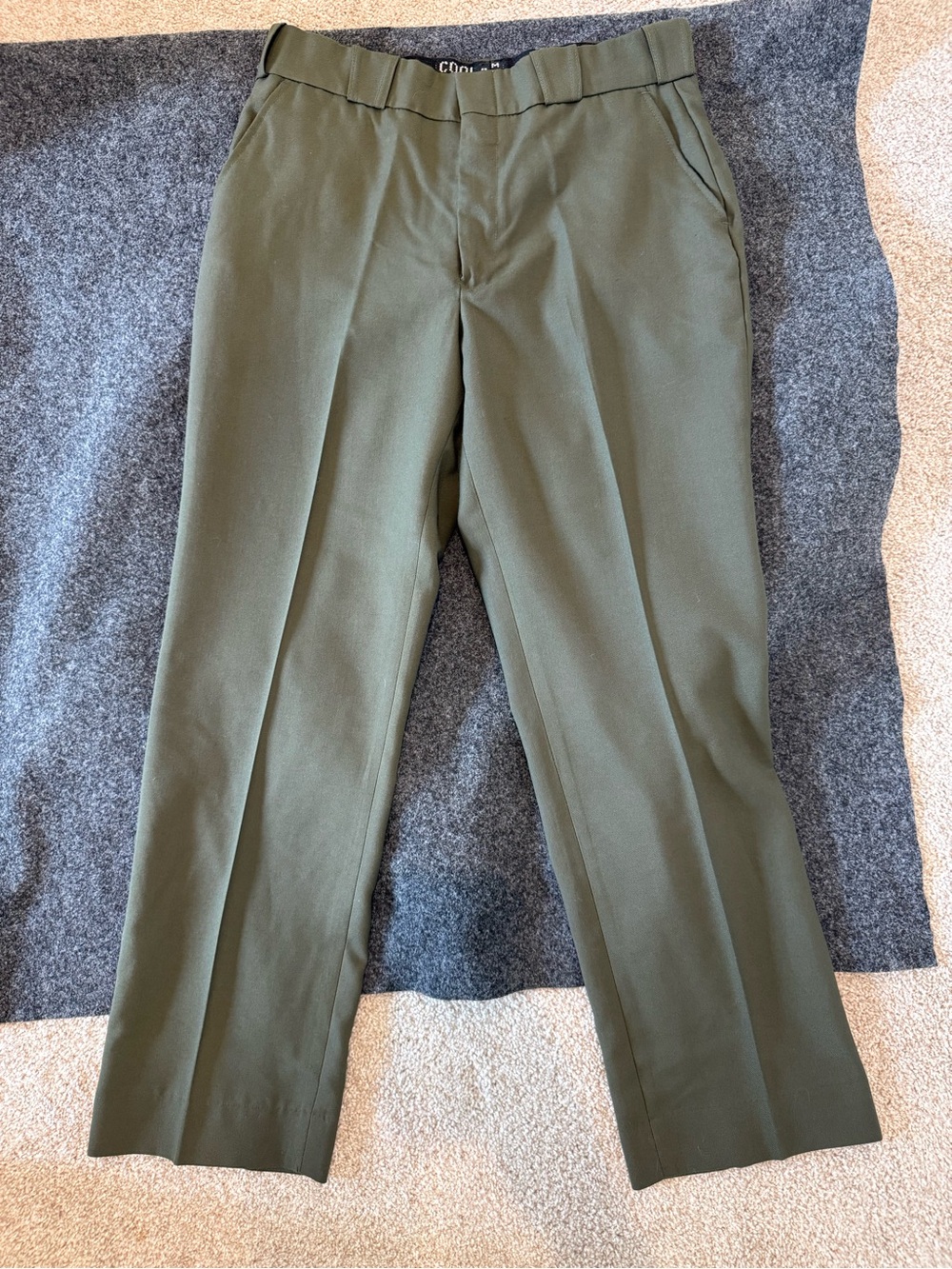 Horace Small Men’s Century Trouser Pants Green 35x31 Cool Flex Waistband